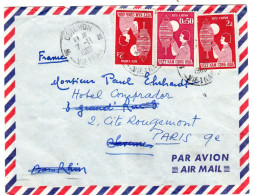 1960  Lettre  Envoyée De QUINHON  Envoyée à PARIS - Vietnam