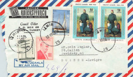 TURKEY - AIRMAIL 1968 - ST. GALLEN/CH / 6053 - Storia Postale