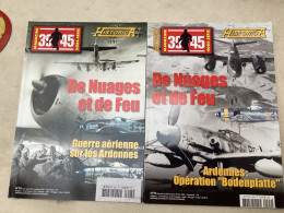 Bataille Aérienne Des Ardennes Déc. 1944 - 2 N° Hors-série Magazine 39-45 - US Air Force Luftwaffe RAF Metz - War 1939-45