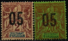 ANJOUAN 1912 * - Unused Stamps