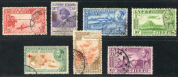 REF 090 > ETHIOPIE > 7 Valeurs Ø Used - Oblitéré Ø - Etiopía