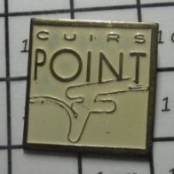 1618A  Pin's Pins / Beau Et Rare : MARQUES / CUIRS POINT F - Merken