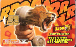 France: France Telecom 11/97 F803 Nestlé, Lion Petit Déjeuner - 1997