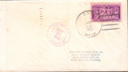 USA ETATS UNIS PLI DU NAVIRE U S S BARTON 1955 - Covers & Documents