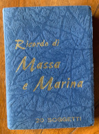 RICORDO DI MASSA E MARINA - 20 SOGGETTI -. ED. R.ZANNONI  & C. - MASSA - Dim. 8x11 - Perfettamente Conservato - Massa