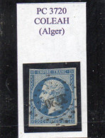 Algérie - N° 14B Obl PC 3720 Coleah - 1853-1860 Napoléon III