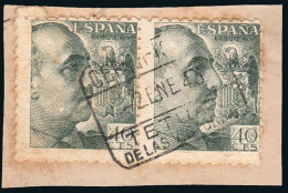 Madrid - Edi O 925 Pareja - Fragmento Mat "Tetuán De Las Victorias - Certificado" - Used Stamps