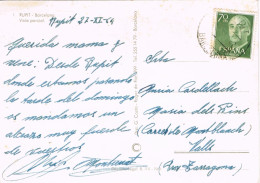54774. Postal RUPIT (Barcelona) 1964- Vista Parcial De La Poblacion - Briefe U. Dokumente