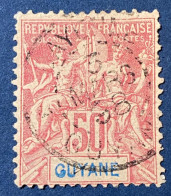 Guyane YT N° 40 Signé RP - Oblitérés