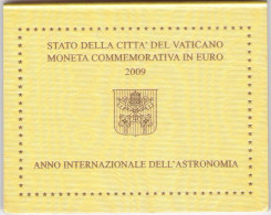 2009 Città Del Vaticano - Anno Astronomia, 2 Euro In Folder - FDC - Altri & Non Classificati