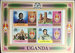 Uganda 1979 Catholic Church Centenary Minisheet MNH - Ouganda (1962-...)