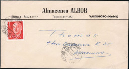 Madrid - Edi O 1153 - Mat "Valdemoro 7/Feb./72" A Valencia - Storia Postale