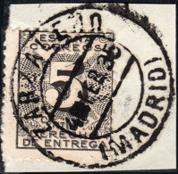 Madrid - Edi O 592 - Fragmento Mat "Zarzalejo 04/02/35" - Used Stamps