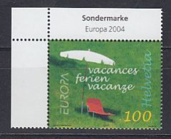 Europa Cept 2004 Switzerland 1v  (corner) ** Mnh (59530F) - 2004