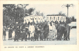 BENIN Ex DAHOMEY Groupe De Chefs à Abomey 25(scan Recto-verso) MA651 - Dahome