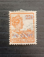 INDIE NETHERLANDS INDIE OLANDESI 1921 Queen Wilhelmina - Postage Stamps Of 1914-1915 Surcharged Missing Print VARIETY - Nederlands-Indië