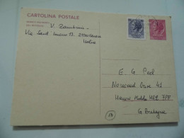 Cartolina Postale Viaggiata Da Varese Per La Gran Bretagna 1972 - 1971-80: Marcophilie
