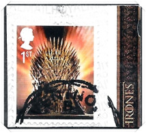 2018 Game Of Thrones Iron Throne Self-adhesive (SG4044) Used HRD2-B - Libretti