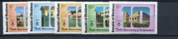 X0047 Maldive Island 1975 Independence Stamps ** Mnh  Michel 590/4 - Malediven (1965-...)