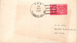 USA ETATS UNIS PLI DU NAVIRE U S S TUCSON 1947 - Lettres & Documents