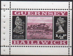 GUERNSEY 1971 ½p Castle Cornet Booklet Stamp - Guernsey