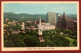 City Of New Haven Across The Green - USA - 1966 (c584) - New Haven