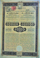 Budapester Strassen-Eisenb.Ges.- 4% Priorit.anl. 1000 Kron (1905) - Ferrocarril & Tranvías