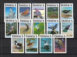 DOMINIQUE Ca.1980: Lot De Neufs** "OISEAUX" - Dominikanische Rep.