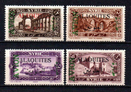 Alaouites- 1926 -  Tb Avec Surch Avion  - PA 5 à 8 -  Neuf *  - MLH - Nuevos