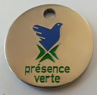 Jeton De Caddie - PRESENCE VERTE - En Métal - Neuf - (1) - - Moneda Carro