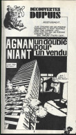 Découverte Dupuis.   AGNANNIANT - UN DOUBLE POUR UN VENDU - BLANCHART.    N°1959     30/10/1975. - Spirou Magazine