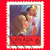CANADA - Usato - 1969 - Natale - Christmas - Bambini Del Mondo In Preghiera - 6 - Used Stamps