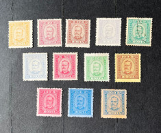 (T2) Horta - 1892 D. Carlos Issue Af. 01 To 12 - Horta
