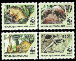 (033) Togo / WWF / Fauna / Animals / Animaux / Tiere / Dieren / Pangoline ** / Mnh  Michel 3454-57 - Togo (1960-...)