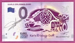 0-Euro XEJZ 2019-1 KARLS ERLEBNIS-DORF - SIGNIERT FAILLE - Essais Privés / Non-officiels