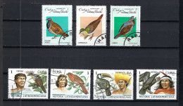 CUBA Ca.1970: Lot D' Obl. "OISEAUX" - Palomas, Tórtolas