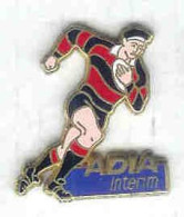 @@ Rugby Joueur Sponsor Adia Intérim (2.7x2.4)  @@sp175 - Rugby