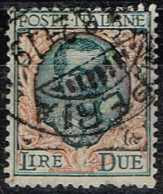 Italie - 1923 - Y&T N° 145 Oblitéré. Dent Manquante Dans Le Bas - Used