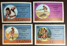 Uganda 1979 Commonwealth Games Liberated Overprint MNH - Oeganda (1962-...)