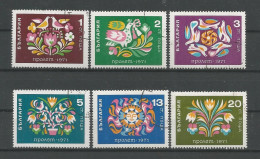 Bulgaria 1971 Spring Flowers Y.T. 1836/1841 (0) - Oblitérés