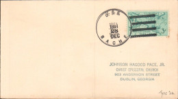 USA ETATS UNIS PLI DU NAVIRE U S S  BACHE 1951 - Storia Postale