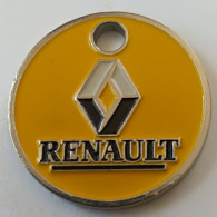 Jeton De Caddie - Automobiles - RENAULT - REMIREMONT - LE THILLOT - En Métal - Neuf - - Munten Van Winkelkarretjes