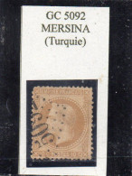 BFE - N° 28A Obl GC 5092 Mersina (Turquie) - 1863-1870 Napoléon III Lauré