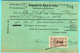 COMPANHIA DAS AGUAS - Lettres & Documents