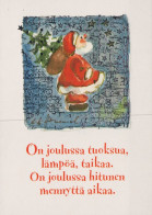 SANTA CLAUS CHRISTMAS Holidays Vintage Postcard CPSM #PAK834.GB - Santa Claus