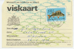 Viskaart Kleine Visakte 1979 / 1980 - Steuermarken