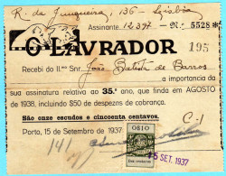 O LAVRADOR - Cartas & Documentos