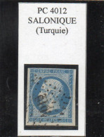 BFE - N° 14A Obl PC 4012 Salonique (Turquie) - 1853-1860 Napoléon III