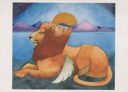 LION Tier Vintage Ansichtskarte Postkarte CPSM #PBS030.DE - Leoni