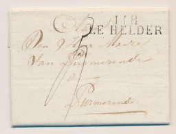 118 LE HELDER - Purmerend 1812 - ...-1852 Prephilately